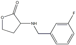 3-{[(3-fluorophenyl)methyl]amino}oxolan-2-one Struktur