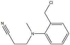 3-{[2-(chloromethyl)phenyl](methyl)amino}propanenitrile Struktur