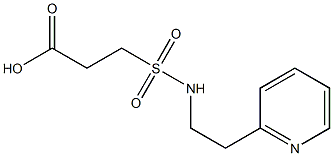 3-{[2-(pyridin-2-yl)ethyl]sulfamoyl}propanoic acid Struktur