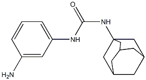 3-adamantan-1-yl-1-(3-aminophenyl)urea Struktur