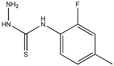 3-amino-1-(2-fluoro-4-methylphenyl)thiourea Struktur