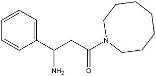 3-amino-1-(azocan-1-yl)-3-phenylpropan-1-one Struktur