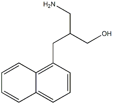 3-amino-2-(naphthalen-1-ylmethyl)propan-1-ol Struktur