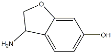 3-amino-2,3-dihydro-1-benzofuran-6-ol Struktur