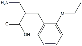 3-amino-2-[(2-ethoxyphenyl)methyl]propanoic acid Struktur