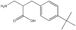 3-amino-2-[(4-tert-butylphenyl)methyl]propanoic acid Struktur