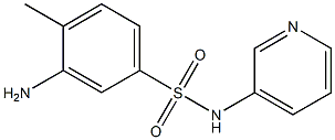 3-amino-4-methyl-N-(pyridin-3-yl)benzene-1-sulfonamide Struktur