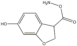 3-amino-6-hydroxy-2,3-dihydro-1-benzofuran-3-carboxylic acid Struktur