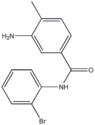 3-amino-N-(2-bromophenyl)-4-methylbenzamide Struktur