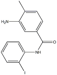 3-amino-N-(2-iodophenyl)-4-methylbenzamide Struktur