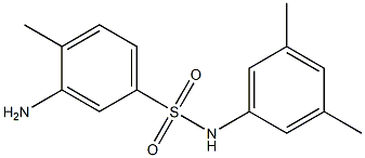 3-amino-N-(3,5-dimethylphenyl)-4-methylbenzene-1-sulfonamide Struktur