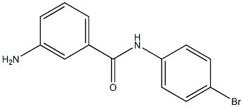 3-amino-N-(4-bromophenyl)benzamide Struktur