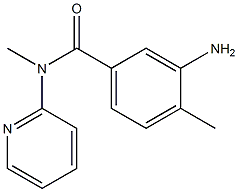 3-amino-N,4-dimethyl-N-(pyridin-2-yl)benzamide Struktur