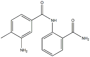 3-amino-N-[2-(aminocarbonyl)phenyl]-4-methylbenzamide Struktur