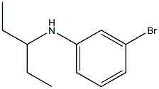 3-bromo-N-(pentan-3-yl)aniline Struktur