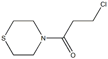 3-chloro-1-(thiomorpholin-4-yl)propan-1-one Struktur