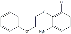 3-chloro-2-(2-phenoxyethoxy)aniline Struktur