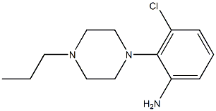 3-chloro-2-(4-propylpiperazin-1-yl)aniline Struktur