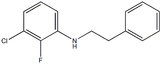 3-chloro-2-fluoro-N-(2-phenylethyl)aniline Struktur