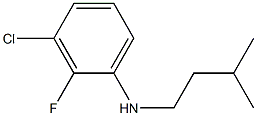 3-chloro-2-fluoro-N-(3-methylbutyl)aniline Struktur