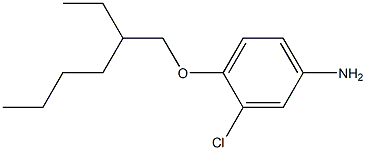 3-chloro-4-[(2-ethylhexyl)oxy]aniline Struktur