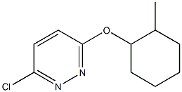 3-chloro-6-[(2-methylcyclohexyl)oxy]pyridazine Struktur