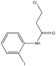 3-chloro-N-(2-iodophenyl)propanamide Struktur