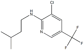 3-chloro-N-(3-methylbutyl)-5-(trifluoromethyl)pyridin-2-amine Struktur