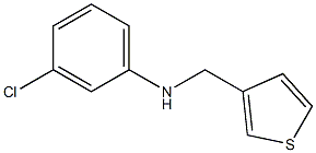 3-chloro-N-(thiophen-3-ylmethyl)aniline Struktur