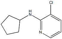 3-chloro-N-cyclopentylpyridin-2-amine Struktur