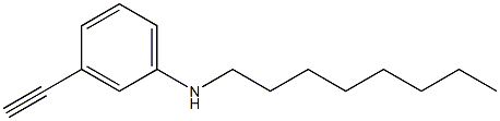 3-ethynyl-N-octylaniline Struktur