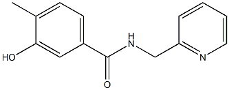 3-hydroxy-4-methyl-N-(pyridin-2-ylmethyl)benzamide Struktur