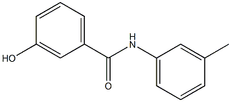 3-hydroxy-N-(3-methylphenyl)benzamide Struktur