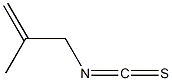 3-isothiocyanato-2-methylprop-1-ene Struktur