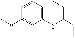 3-methoxy-N-(pentan-3-yl)aniline Struktur