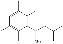 3-methyl-1-(2,3,5,6-tetramethylphenyl)butan-1-amine Struktur