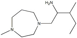 3-methyl-1-(4-methyl-1,4-diazepan-1-yl)pentan-2-amine Struktur