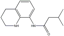 3-methyl-N-(1,2,3,4-tetrahydroquinolin-8-yl)butanamide Struktur