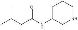 3-methyl-N-(piperidin-3-yl)butanamide Struktur