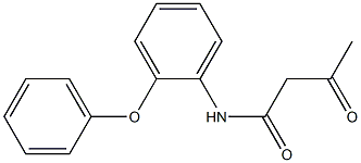 3-oxo-N-(2-phenoxyphenyl)butanamide Struktur