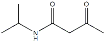 3-oxo-N-(propan-2-yl)butanamide Struktur