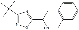 3-tert-butyl-5-(1,2,3,4-tetrahydroisoquinolin-3-yl)-1,2,4-oxadiazole Struktur