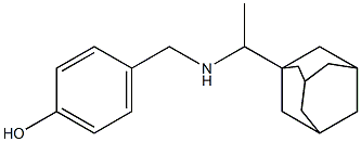 4-({[1-(adamantan-1-yl)ethyl]amino}methyl)phenol Struktur