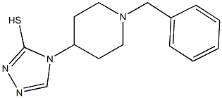 4-(1-benzylpiperidin-4-yl)-4H-1,2,4-triazole-3-thiol Struktur