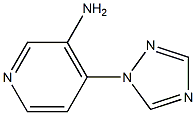 4-(1H-1,2,4-triazol-1-yl)pyridin-3-amine Struktur