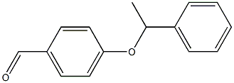 4-(1-phenylethoxy)benzaldehyde Struktur