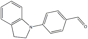 4-(2,3-dihydro-1H-indol-1-yl)benzaldehyde Struktur