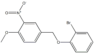 4-(2-bromophenoxymethyl)-1-methoxy-2-nitrobenzene Struktur