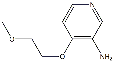 4-(2-methoxyethoxy)pyridin-3-amine Struktur