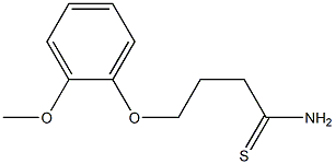 4-(2-methoxyphenoxy)butanethioamide Struktur